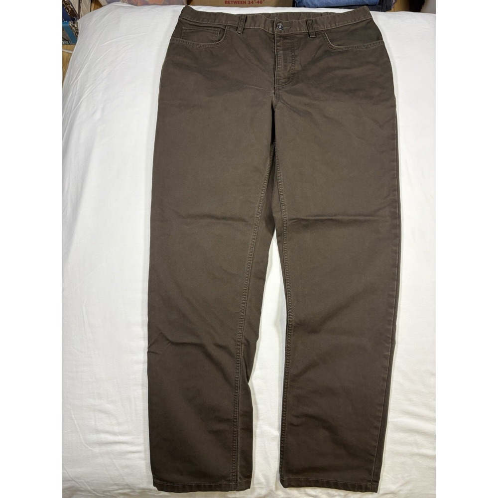 Patagonia Twill Traveler 5-Pocket Pants Mens 36x31 Otter Brown Cotton 22136